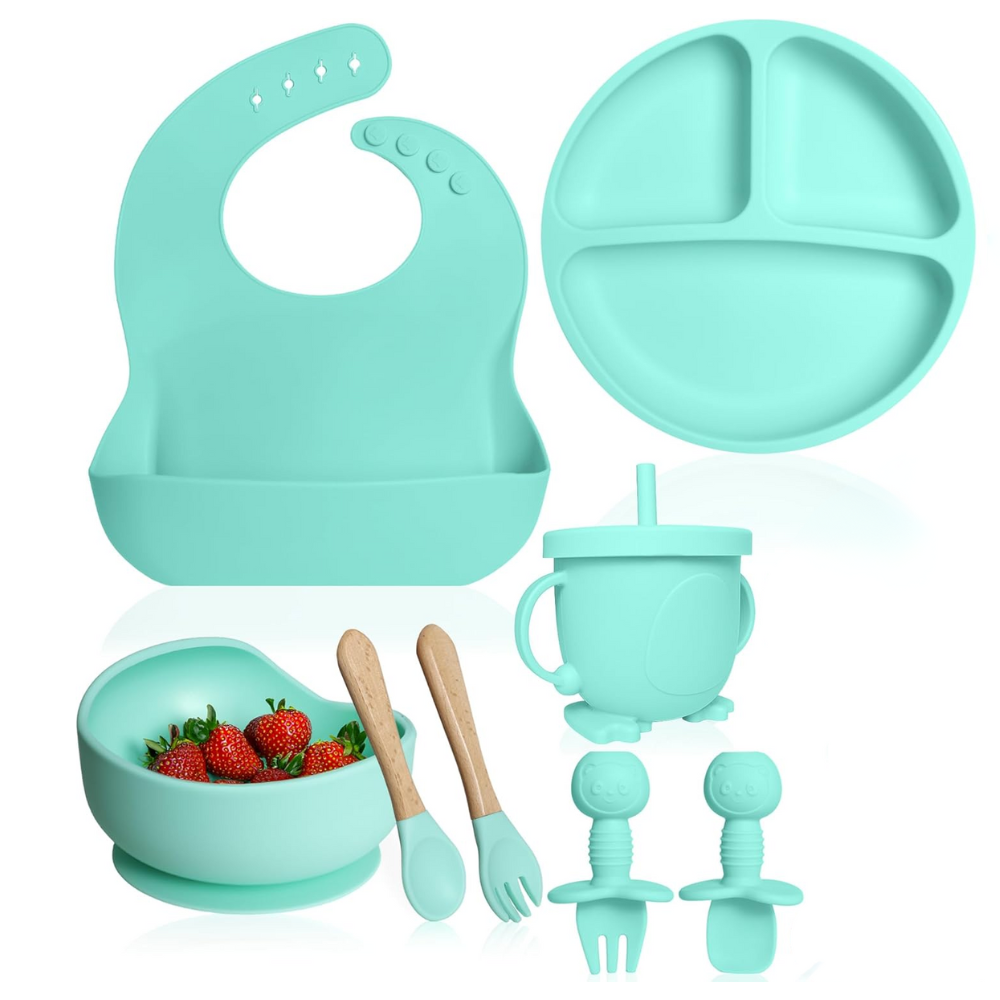 Set Inteligente de Alimentación Infantil – 8 Piezas Prácticas