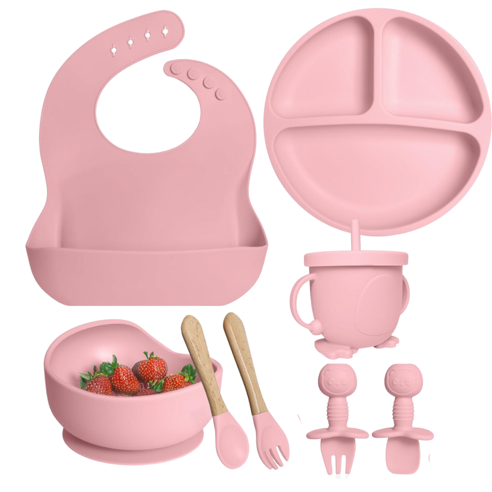 Set Inteligente de Alimentación Infantil – 8 Piezas Prácticas